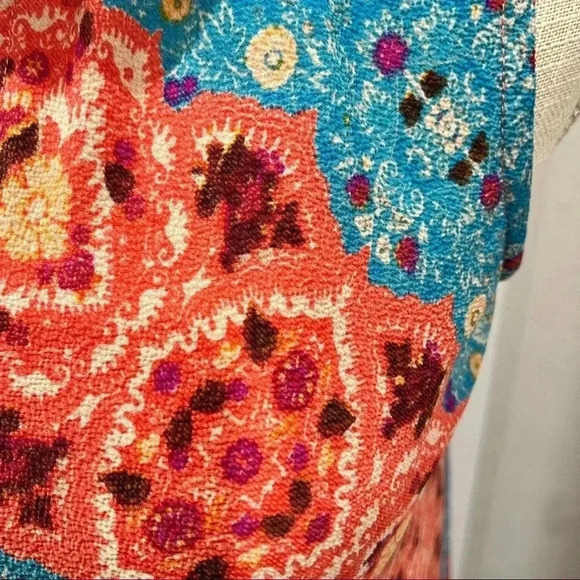 Anthropologie Uncle Frank Mini neck tie key hole back sleeveless dress - Picture 11 of 11